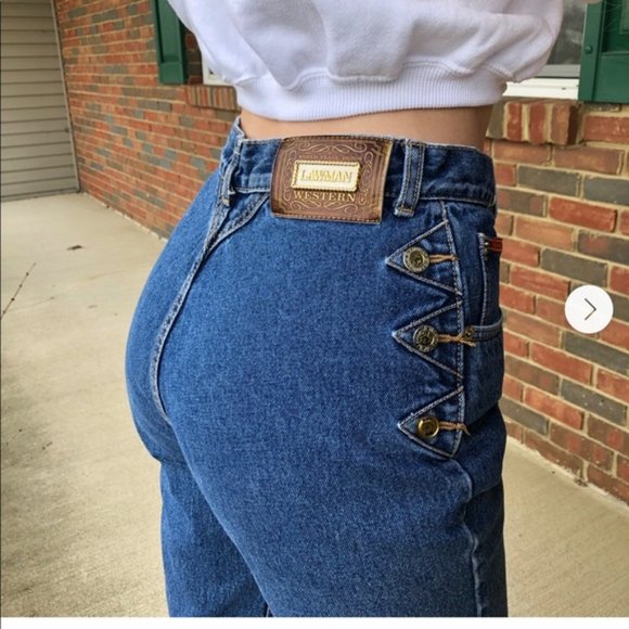 Lawman Denim - Vintage High Rise Straight Fit Jeans By Lawman-11